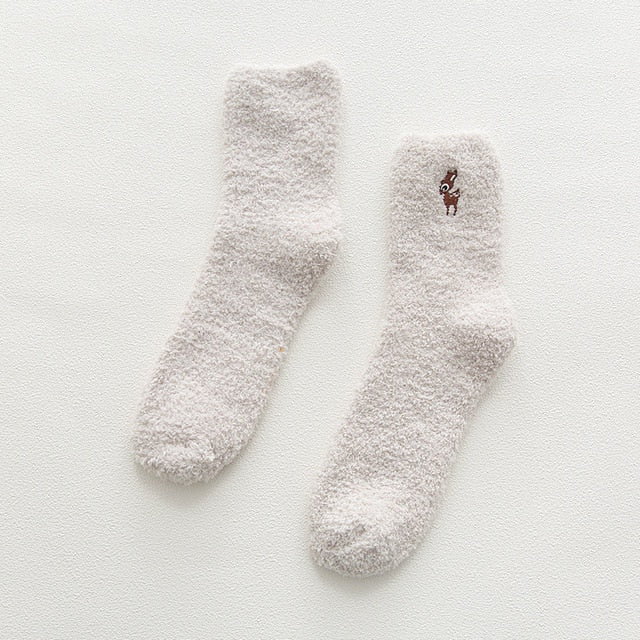 KAWAII FLUFFY High Ankle Socks