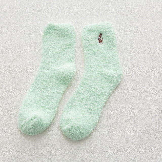 KAWAII FLUFFY High Ankle Socks
