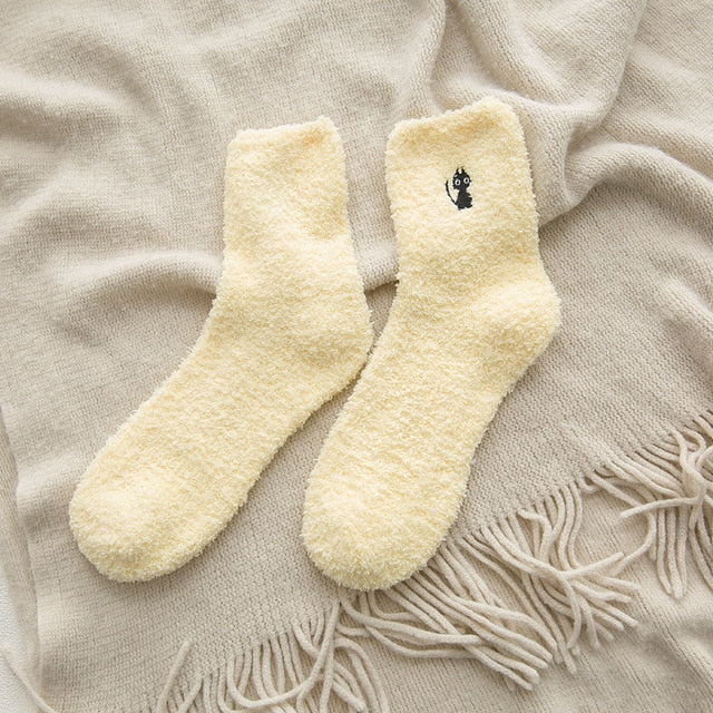 KAWAII FLUFFY High Ankle Socks