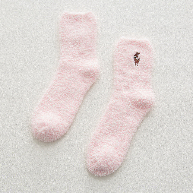 KAWAII FLUFFY High Ankle Socks