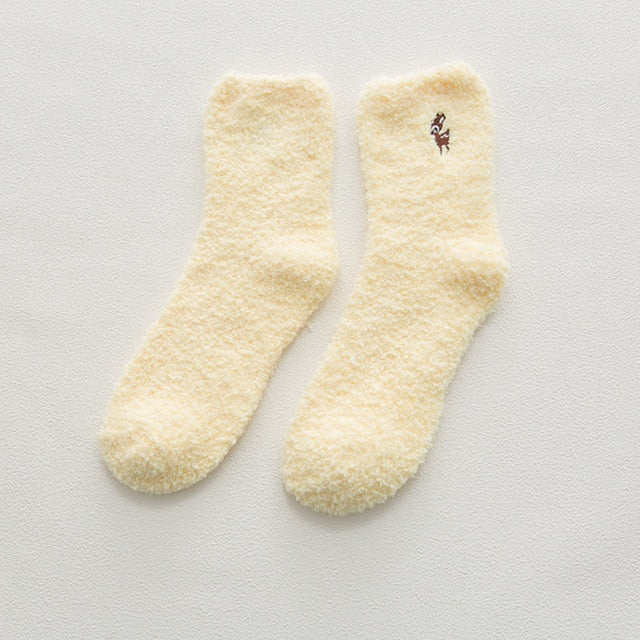 KAWAII FLUFFY High Ankle Socks
