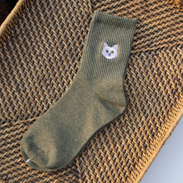 MEOW High Ankle Socks
