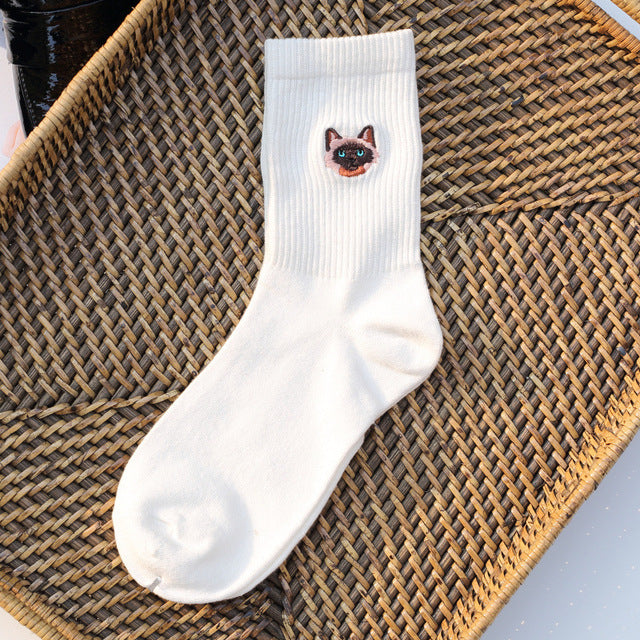 MEOW High Ankle Socks