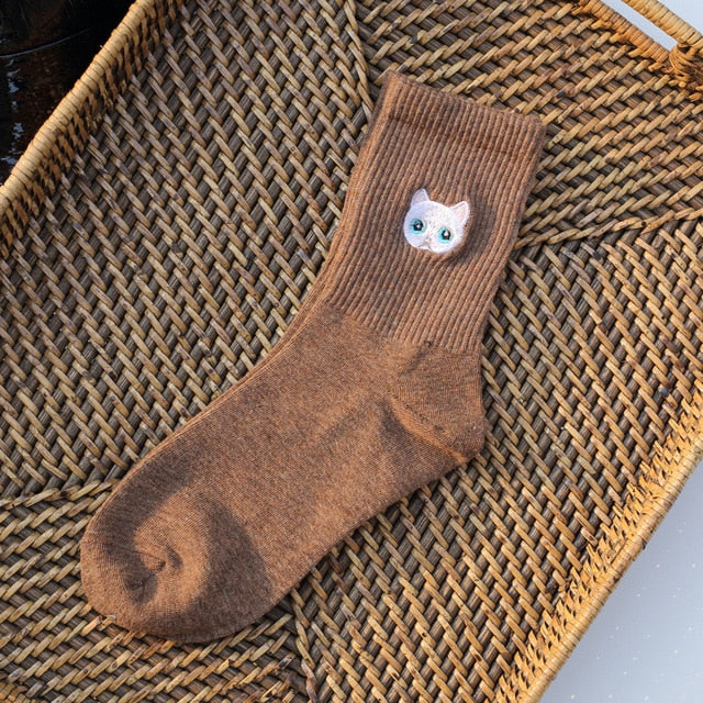 MEOW High Ankle Socks