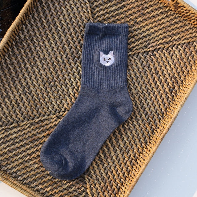MEOW High Ankle Socks