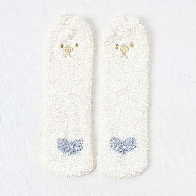 KAWAII FLUFFY High Ankle Socks